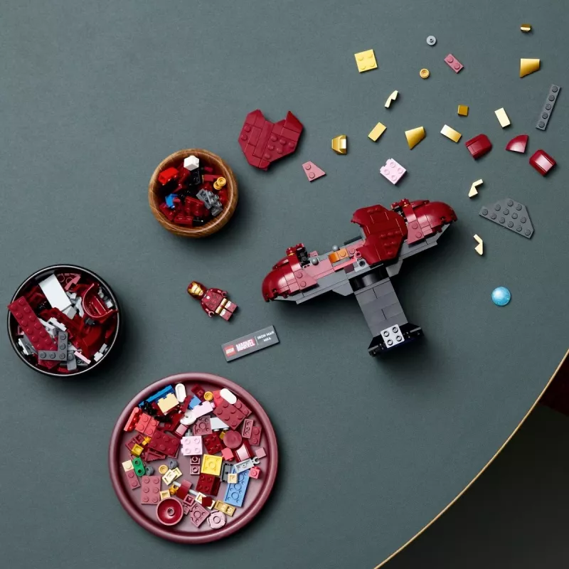 LEGO ehituskomplekt Marvel Super Heroes Iron Man MK4 3D-mudel, 436 osa, sisaldab 1 minifiguuri, vanusele 18+