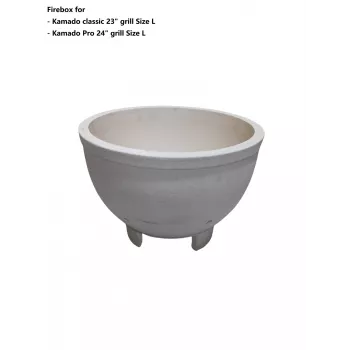 Kamado tulekamber TARGUS Firebox 23/24 tolli — vastupidav konstruktsioon, soojapidavus