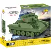 Ehituskomplekt Cobi T-34-85 tanki mudel — 110 osa, vanus 6+, roheline