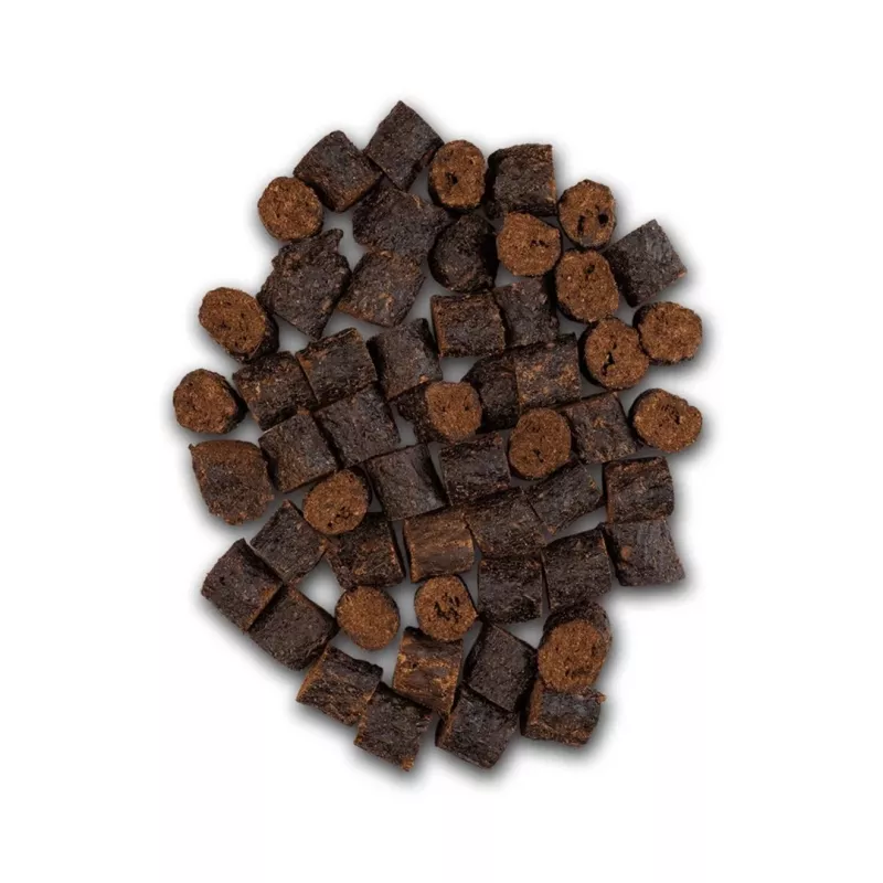 Koerakrõbinad UNISZKI Crunchy Rabbit with Mint and Nettle 80 g — küülikuliha, piparmündi ja nõgesega krõbedad suupisted