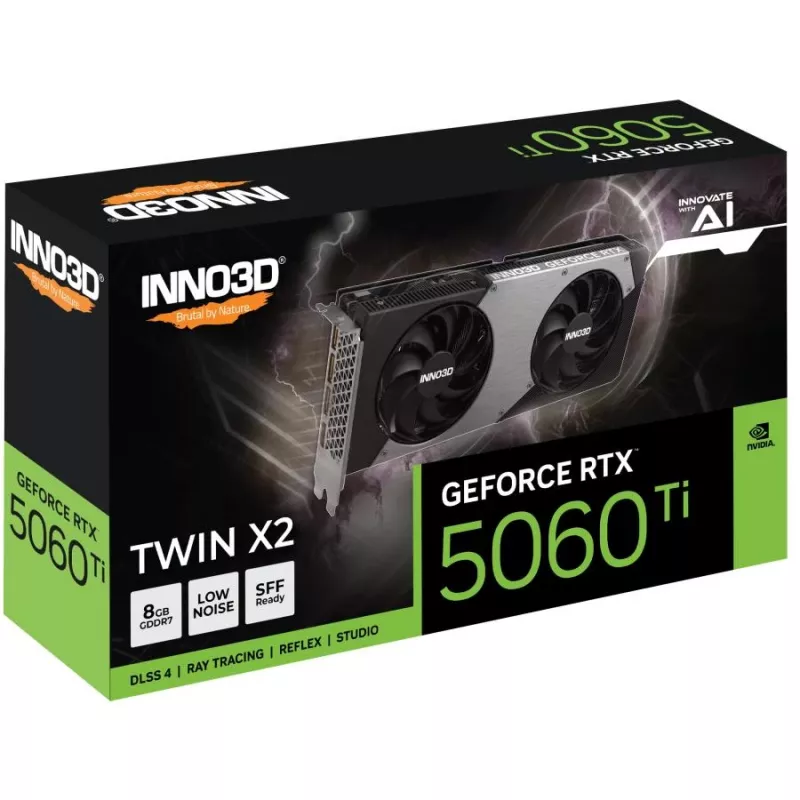 INNO3D GeForce RTX 5060 Ti TWIN X2 8GB GDDR7 Graafikakaart