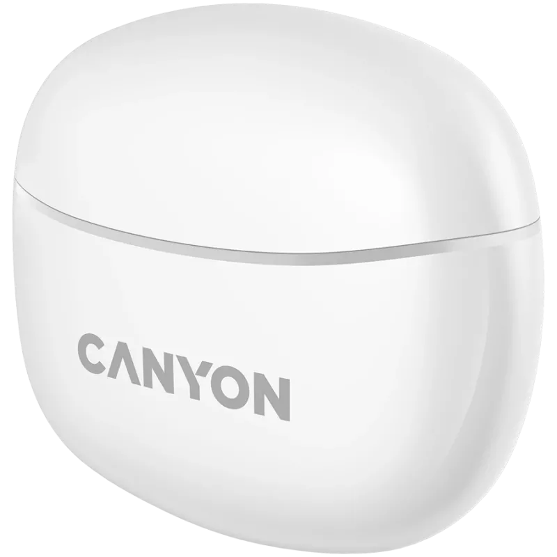 Canyon TWS-5 Bluetooth-kõrvaklapid, mikrofoniga, BT V5.3 JL 6983D4, sagedusvahemik: 20Hz-20kHz, aku: kõrvaklapid 40mAh*2 + laadimiskarp 500mAh, Type-C