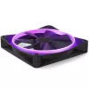 Korpuse ventilaator NZXT F140 RGB 14 cm, must, 500–1800 RPM, Fluid Dynamic Bearing, 4-pin, 18 LED-i