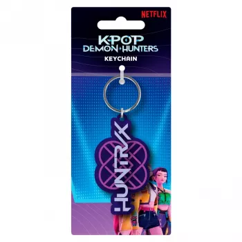 K-POP Demon Hunters Huntrix meeskonna logo PVC võtmehoidja