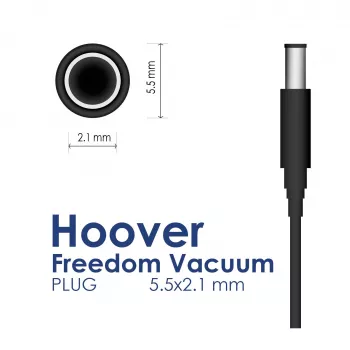 Akyga AK-PD-09 laadija Hoover Freedom tolmuimejatele, 26 V / 0,4 A, 10,4 W, 5,5 x 2,1 mm, 1,8 m