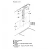 Seinale kinnitatav õhupuhasti Bosch DWK65DK20, 590×325×690 mm, 550 m³/h, 3 kiirust, 62 dB, valge, alumiiniumist rasvafilter