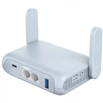 Kaasaskantav ruuter ALLNET GL-MT3000 Wireless AX 3000Mbit — taskusuurune koduks ja reisimiseks