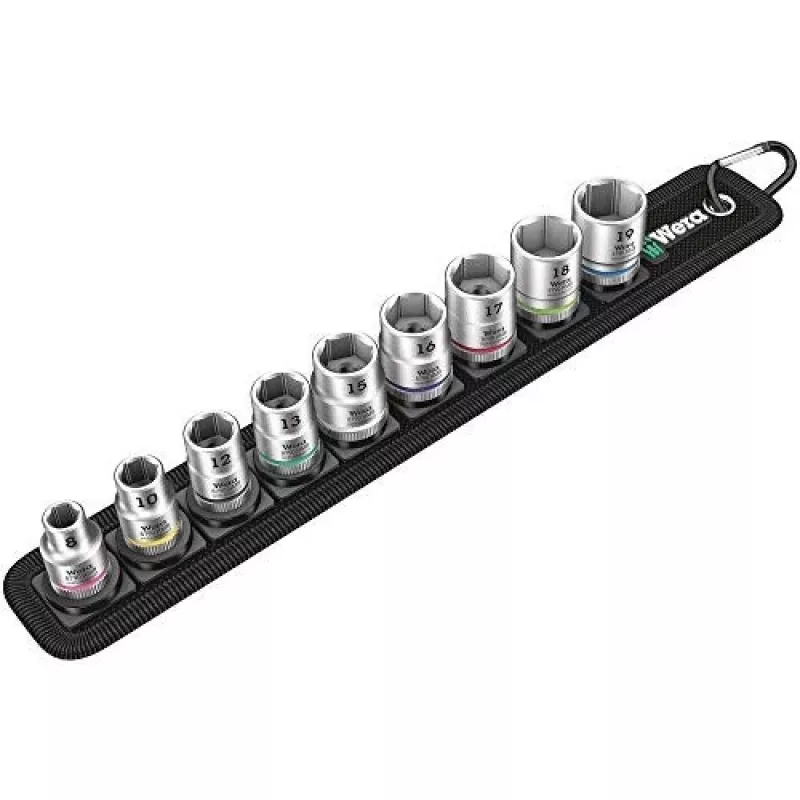Socket set Wera Belt B 4 3/8 inch Metric
