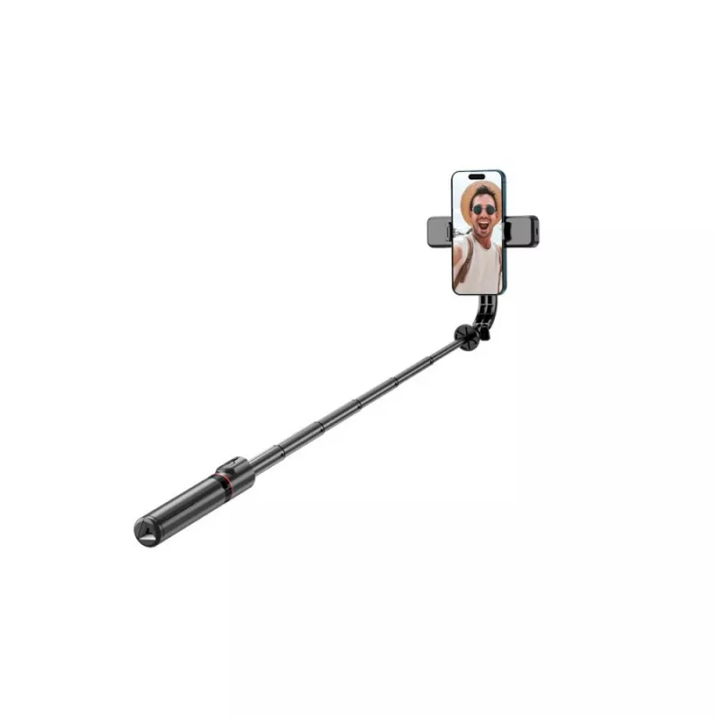 Tech-Protect L05S Selfie Stick alus LED-lamp Bluetooth-kaugjuhtimispult