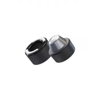 Näomassaažija Therabody Theraface Hot & Cold Rings FG Must — 67 mm, juhtmevaba, 2 programmi, OLED-ekraan