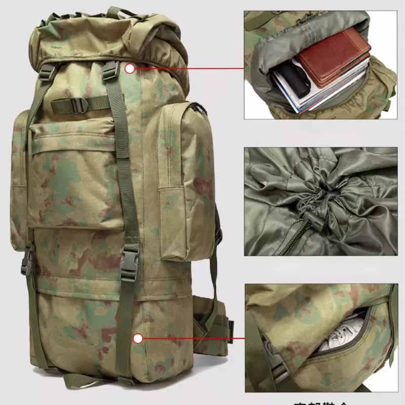 Seljakott Extralink Tactical Military Camouflage 65L