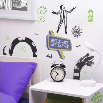 Seinakleepsud Paladone Beetlejuice kujundus PP13439BJ – Dekoratiivne seinakleepsukomplekt