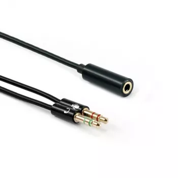 Sbox 35F-2X35M/R 3,5 mm F 4 kontaktiga - 2 x 3,5 mm M 3 kontaktiga 0,2 m