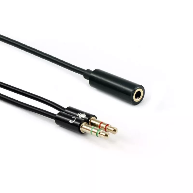 Sbox 35F-2X35M/R 3,5 mm F 4 kontaktiga - 2 x 3,5 mm M 3 kontaktiga 0,2 m