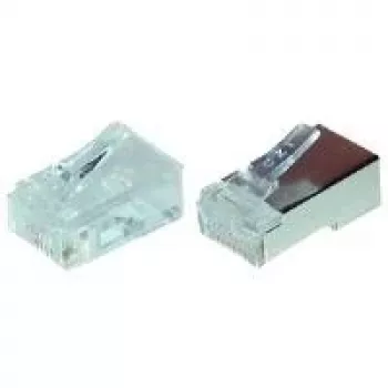 Juhtmepistik RJ-45 ShiverPeaks BS72051R-100 valge