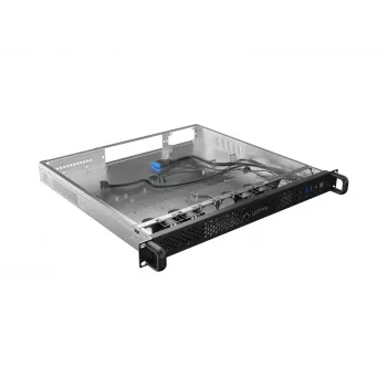 Raami šassii Lanberg SC01-4201-10B 1U Must 4 ventilaatorit