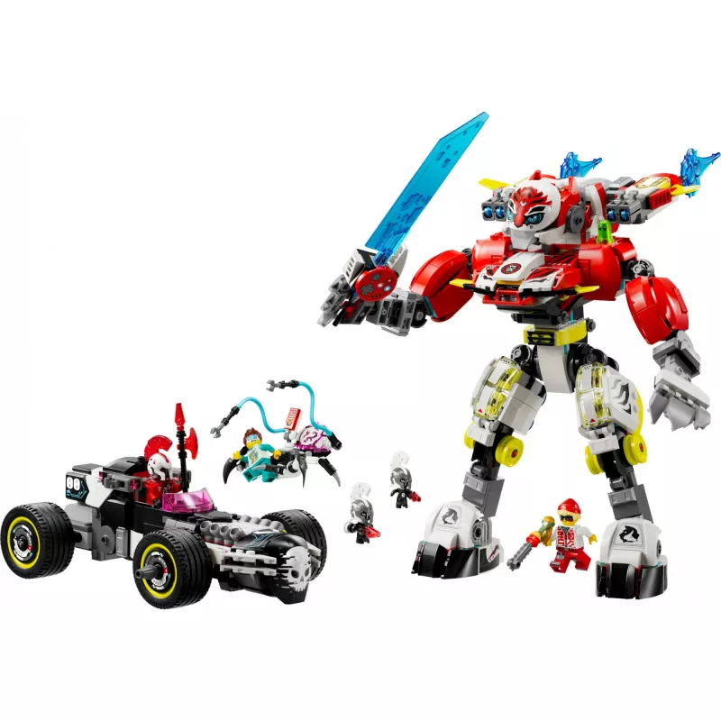 LEGO DREAMZZZ 71497 Cooperi tiigrimehhaanika ja Zero kuumakera