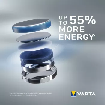 VARTA Electronics Aku CR2016 Liitium 90 mAh 3V VE 2 (06016101402)