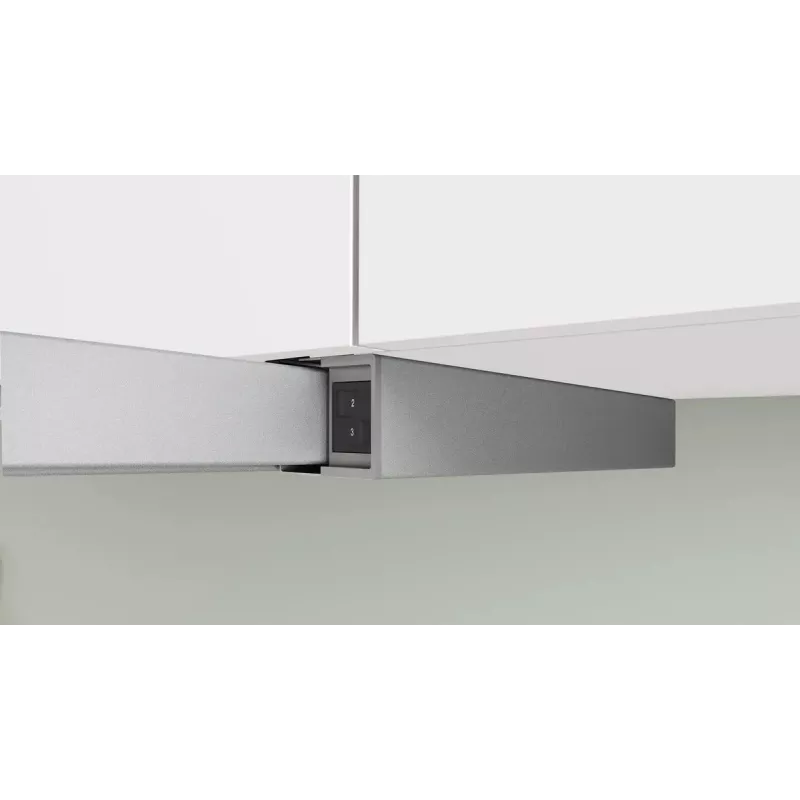 Bosch Serie 2 DFM064W55 õhupuhasti Poolsisseehitatud (väljatõmmatav) Metallik, Hõbedane 394 m³/h