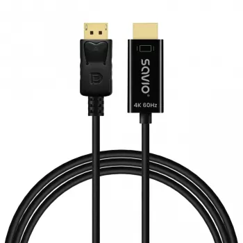 Savio CL-189 videokaabli adapter 1,5 m isane isasele