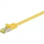 Wentronic GoobayCat.7 toorkaabel, patch-kaabel, S/FTP (PiMF), kollane, 1 m - LSZH halogeenivaba, vask, RJ45-pistik (91584)