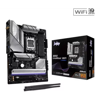 ASRock B850 LiveMixer WiFi ATX emaplaat