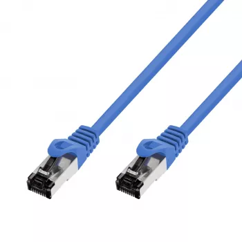 Patchcord LAN Extralink Kat.8.1 S/FTP 3 m 40G sinine – vask-keerdpaarkaabel (EX.38855)