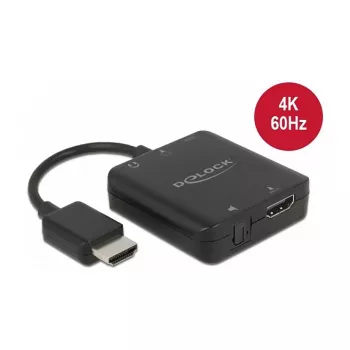 HDMI Audio Extractor DeLOCK 4K 60 Hz kompaktne