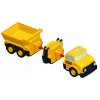 Sõidukikomplekt Popular Playthings Mix or Match Vehicles Construction Must kollane