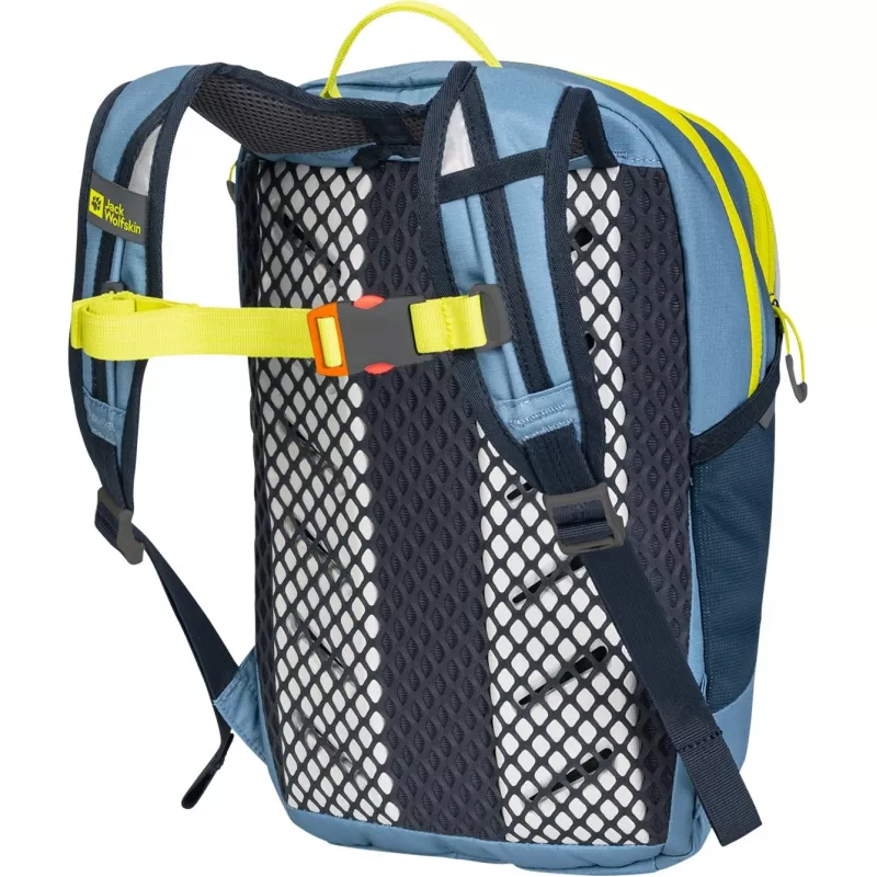 Jack Wolfskin Kids Moab Jam Backpack - Sinine/Neon kollane, 12 L