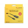 Videokaabliadapter DeLOCK 85259 USB USB-C HDMI-le 2m Must