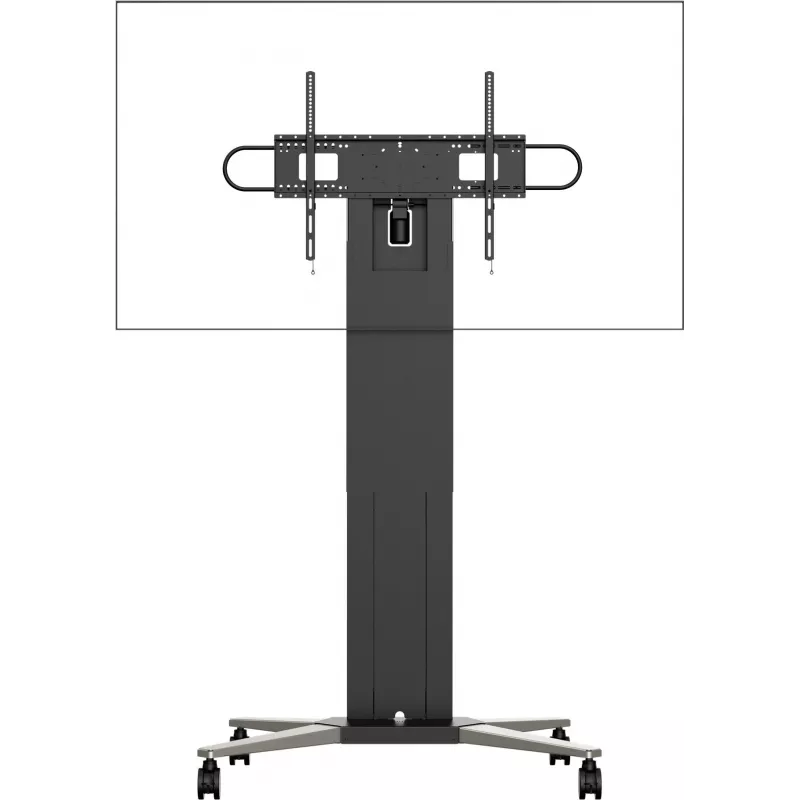 Vision - Käru - motoriseeritud - lameekraanile - käru - Teras - matt must - Ekraani suurus: 119,4-228,6 cm (47-90)