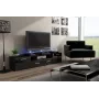 Cama TV-alus EVORA 200 wenge/must läikiv