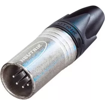 Neutrik XLR-pistik, sirge, kontaktide arv: 5, hõbedane NC5MXX 1 tk (NC5MXX)
