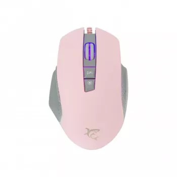 Mängurihiire White Shark GARETH Roosa USB Type-A