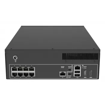 Võrgusalvesti AXIS S2208 Mk II 8-kanaliline, 4 TB HDD, SATA, max 7680×4320, IEEE 802.3at, must