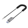 Savio TR-16 saatja AUX-adapter käed-vabad funktsiooniga, Bluetooth 5.3, Google Assistant/Siri