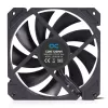Ventilaator Alphacool 12 cm 3000 RPM 7,83 mmH2O Kahe kuullaager Must 120x120x25 mm