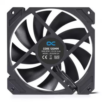 Ventilaator Alphacool 12 cm 3000 RPM 7,83 mmH2O Kahe kuullaager Must 120x120x25 mm