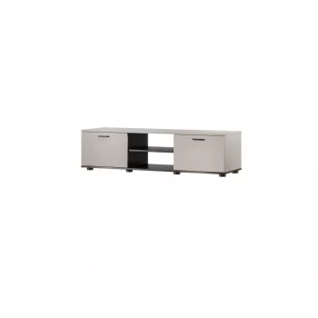 TV-kapp cama meble SOHO 140x43x37 cm — kašmiirpealne, must raam