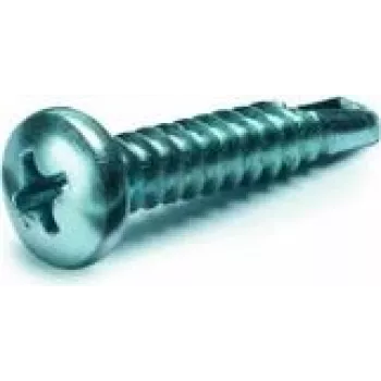Kruvi cimco 190412 — tsingitud metall, 16 mm pikkus, 3,5 mm keerme läbimõõt, pleki jaoks, 1 tk