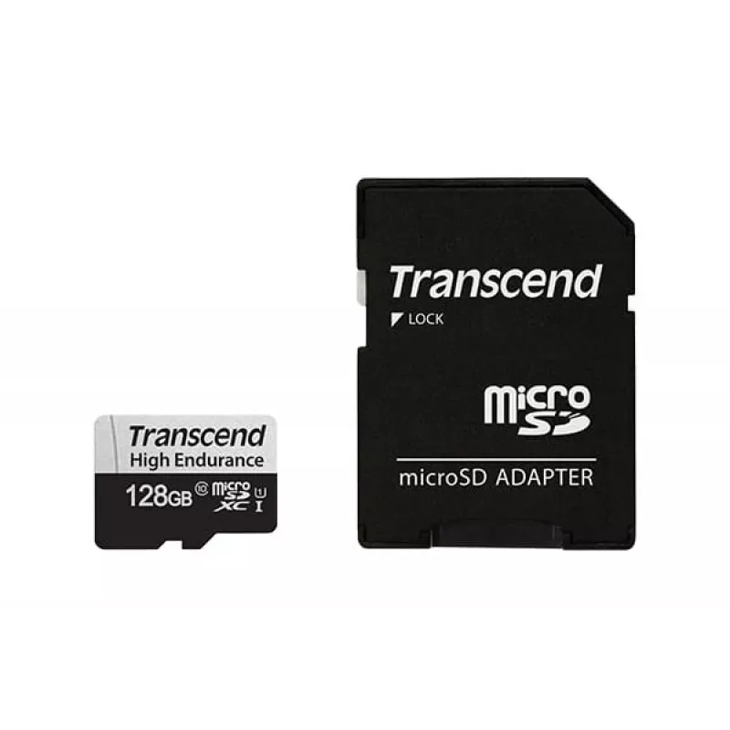 Flash Memory Transcend 128GB MicroSDXC UHS-I 350V