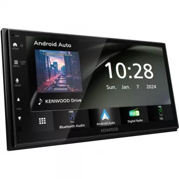 Kenwood double-DIN moniceiver Android Auto, Apple CarPlay, DAB+ tuuner, ühendus tagurpidikaamera jaoks