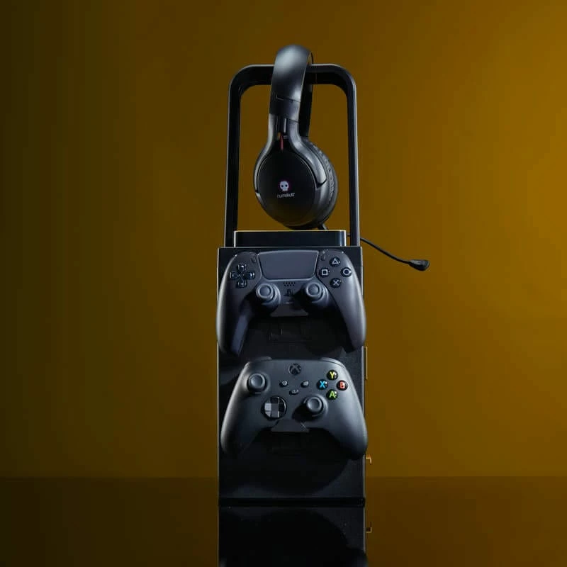 Numskull Games Official Hogwarts Legacy Gaming Locker, mängude kettahoidik, Xbox, must, juhtmega