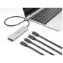 DeLOCK USB USB-C jaotur 10 Gbps 4 porti, alumiiniumist, hall