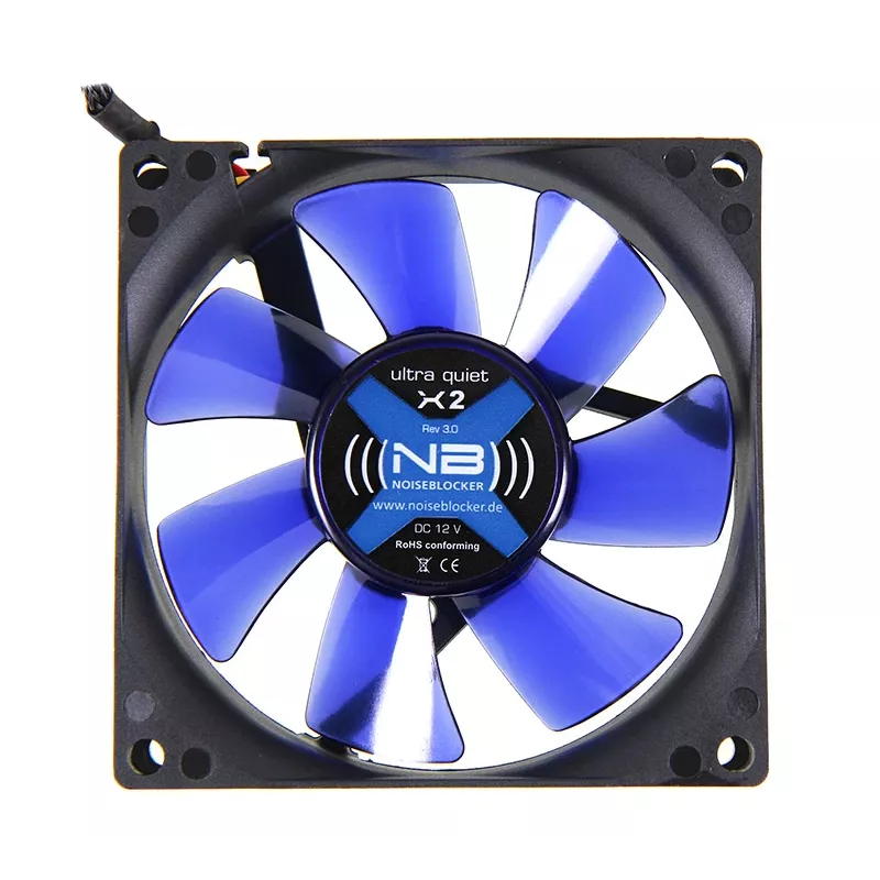 Ventilaator Noiseblocker MustSilentFan X2 8 cm 1800 RPM 45 m³/h Must