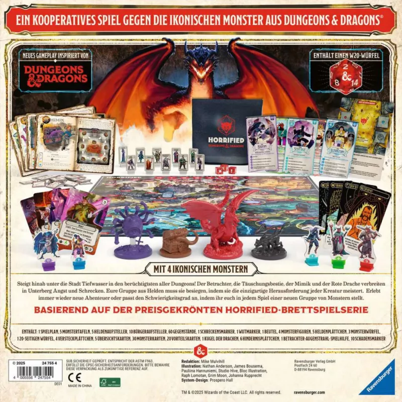 Horrified Dungeons & Dragons, lauamäng