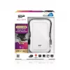 Väline kõvaketas Silicon Power Armor A30 1TB USB 3.2 Gen 1, 2,5-tolline HDD, valge, USB Type-A