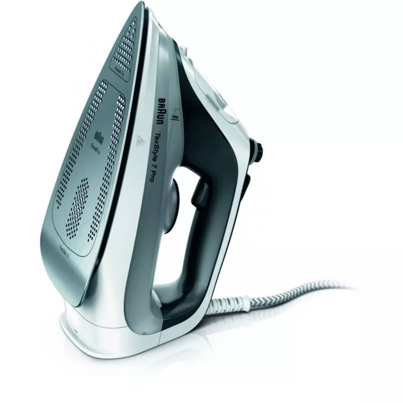 Braun TexStyle 7 Pro SI7149WB kuiv- ja aurutriikraud EloxalPlus tallaplaat 2900 W must, valge