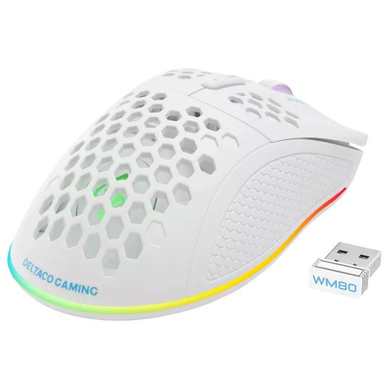 Mängurihiir Deltaco GAM-120-W RF juhtmevaba USB USB-C